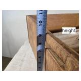Wooden Storage Crate with Dividers approx. 26 1/2" long, 26 1/2" wide and 9 1/2" tall Wooden Storage Crate with Dividers approx. 26 1/2" long, 26 1/2" wide and 9 1/2" tall