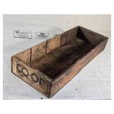 Vintage CO-OP Wood Box No. 3 Farm Assortment Bolt Box Vintage CO-OP Wood Box No. 3 Farm Assortment Bolt Box
