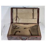 Lot of 2 Vintage Black and Brown Suitcases Lot of 2 Vintage Black and Brown Suitcases