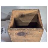 Vintage Wooden Apple Crate with Yakima Fruit Growers Association Label and Other Wooden Box Vintage Wooden Apple Crate with Yakima Fruit Growers Association Label and Other Wooden Box