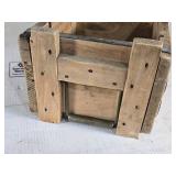 Vintage Wooden Ammo Crate for .30 Caliber Tracer M25 Cartridges Vintage Wooden Ammo Crate for .30 Caliber Tracer M25 Cartridges