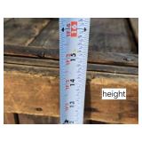 Antique Wooden Crate with Sliding Lid Antique Wooden Crate with Sliding Lid