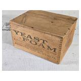 Yeast Foam Wooden Box from the Northwestern Yeast Co., Chicago, IL. about 9" Long Yeast Foam Wooden Box from the Northwestern Yeast Co., Chicago, IL. about 9" Long