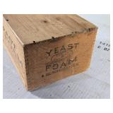 Yeast Foam Wooden Box from the Northwestern Yeast Co., Chicago, IL. about 9" Long Yeast Foam Wooden Box from the Northwestern Yeast Co., Chicago, IL. about 9" Long