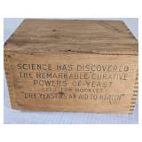 Yeast Foam Wooden Box from the Northwestern Yeast Co., Chicago, IL. about 9" Long Yeast Foam Wooden Box from the Northwestern Yeast Co., Chicago, IL. about 9" Long
