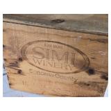 Simi Winery Wooden Crate Simi Winery Wooden Crate