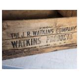 The J.R. Watkins Company from Winona, Minnesota, U.S.A Vintage Wooden Crate approx. 26" Long The J.R. Watkins Company from Winona, Minnesota, U.S.A Vintage Wooden Crate approx. 26" Long