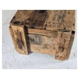 The Arrow H&H Electric Co Wooden Crate approximately 17 1/2 inches in length. The Arrow H&H Electric Co Wooden Crate approximately 17 1/2 inches in length.