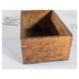 Yeast Foam Vintage Wooden Box from Northwestern Yeast Co., Chicago, IL about 9" long Yeast Foam Vintage Wooden Box from Northwestern Yeast Co., Chicago, IL about 9" long