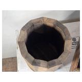 Vintage Gray Ribbon Brand Wooden Prune Box and other Wooden Cylinder Shaped Box with Lid Vintage Gray Ribbon Brand Wooden Prune Box and other Wooden Cylinder Shaped Box with Lid