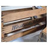 Lot of 2 Vintage Wooden Fruit Crates Lot of 2 Vintage Wooden Fruit Crates