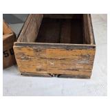 Jack Sprat Brand Wooden Crate and Other Vintage Wooden Crate Jack Sprat Brand Wooden Crate and Other Vintage Wooden Crate