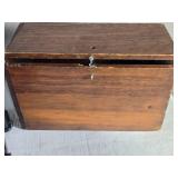 Community Silverplate Flatware Case and Wooden Box Community Silverplate Flatware Case and Wooden Box