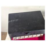 Community Silverplate Flatware Case and Wooden Box Community Silverplate Flatware Case and Wooden Box