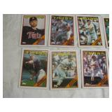 Lot of Minnesota Twins Baseball Cards Featuring Players Like Kent Hrbek and Kirby Puckett Lot of Minnesota Twins Baseball Cards Featuring Players Like Kent Hrbek and Kirby Puckett