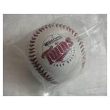 Minnesota Twins 1999 Rookies Facsimilie Autographed Baseball branded with Genuine Chevrolet Minnesota Twins 1999 Rookies Facsimilie Autographed Baseball branded with Genuine Chevrolet