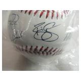 Minnesota Twins 1999 Rookies Facsimilie Autographed Baseball branded with Genuine Chevrolet Minnesota Twins 1999 Rookies Facsimilie Autographed Baseball branded with Genuine Chevrolet