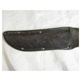 RH Pal 36 Fixed Blade Knife with Leather Sheath Made in the USA total length 11" RH Pal 36 Fixed Blade Knife with Leather Sheath Made in the USA total length 11"