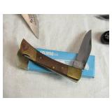 Vintage Knife Collection including Amundson Peterson Folding Knife, Cub Hunter Fixed Blade, and Kwick Kut Barlow Pocket Knife Vintage Knife Collection including Amundson Peterson Folding Knife, Cub Hunter Fixed Blade, and Kwick Kut Barlow Pocket Knife
