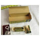 Vintage Mastercraft 22 Short High Velocity Ammunition (only 2 small boxes are full) with NRA Freedom Keychain Vintage Mastercraft 22 Short High Velocity Ammunition (only 2 small boxes are full) with NRA Freedom Keychain