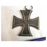 Iron Cross Medal 1914, Franc Joseph I Medal, and M Club Monte Patch Iron Cross Medal 1914, Franc Joseph I Medal, and M Club Monte Patch