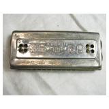 Vintage Hohner Echo Harmonica, Hand Egg Beater, and Sharpening Steel Vintage Hohner Echo Harmonica, Hand Egg Beater, and Sharpening Steel
