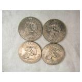 Lot of 4 Eisenhower Dollar Coins 1974 and 1978 Lot of 4 Eisenhower Dollar Coins 1974 and 1978
