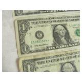 Three One Dollar Star Notes Series 2021, 1995, and 2013 Three One Dollar Star Notes Series 2021, 1995, and 2013