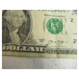 Three One Dollar Star Notes Series 2021, 1995, and 2013 Three One Dollar Star Notes Series 2021, 1995, and 2013