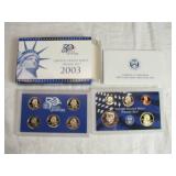 United States Mint 2003 Proof Set with Certificate of Authenticity United States Mint 2003 Proof Set with Certificate of Authenticity