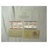 United States Mint 1990 Uncirculated Coin Set with D and P Mint Marks United States Mint 1990 Uncirculated Coin Set with D and P Mint Marks