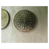 Lot of 5 Deutsche Mark Coins Featuring 1972 Munich Olympics Commemorative Design Lot of 5 Deutsche Mark Coins Featuring 1972 Munich Olympics Commemorative Design