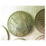 Lot of 5 Deutsche Mark Coins Featuring 1972 Munich Olympics Commemorative Design Lot of 5 Deutsche Mark Coins Featuring 1972 Munich Olympics Commemorative Design