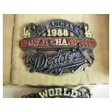 Los Angeles Dodgers 1988 and Oakland Athletics 1989 World Champions Belt Buckles Los Angeles Dodgers 1988 and Oakland Athletics 1989 World Champions Belt Buckles