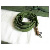 Green Canvas Duffel Bag with Shoulder Strap Green Canvas Duffel Bag with Shoulder Strap