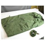 Green Canvas Duffel Bag with Shoulder Strap Green Canvas Duffel Bag with Shoulder Strap