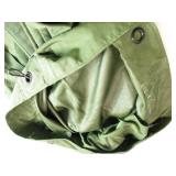 Green Canvas Duffel Bag with Shoulder Strap Green Canvas Duffel Bag with Shoulder Strap