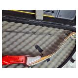 Bear Centershot Compound Target Bow with Hard Case, Stabilizer, Check It Site, Arrows Bear Centershot Compound Target Bow with Hard Case, Stabilizer, Check It Site, Arrows