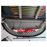 Bear Centershot Compound Target Bow with Hard Case, Stabilizer, Check It Site, Arrows Bear Centershot Compound Target Bow with Hard Case, Stabilizer, Check It Site, Arrows