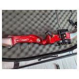 Bear Centershot Compound Target Bow with Hard Case, Stabilizer, Check It Site, Arrows Bear Centershot Compound Target Bow with Hard Case, Stabilizer, Check It Site, Arrows
