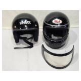 Lot of 2 Motorcycle Helmets Size XL and 7 3/8 Lot of 2 Motorcycle Helmets Size XL and 7 3/8