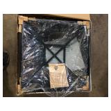 Hampton Bay Tipton 34.00 in. W Rubbed Bronze Steel Wood Outdoor Fire Pit with Screen and Poker Included Customer Returns See Pictures Hampton Bay Tipton 34.00 in. W Rubbed Bronze Steel Wood Outdoor Fire Pit with Screen and Poker Included Customer Returns See Pictures