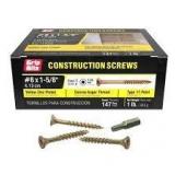 Lot of   Grip-Rite #9 x 2-1/2 in. Star Drive Dual Flat Head Coarse Thread Construction Screws 1 lb. Box   Customer Returns See Pictures Lot of   Grip-Rite #9 x 2-1/2 in. Star Drive Dual Flat Head Coarse Thread Construction Screws 1 lb. Box   Customer Returns See Pictures