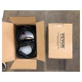 VEVOR 50 ft. Construction String Lights 75W 7500LM 5PCs String Work Light 5000-5500K with Hanging Hooks for Construction Site    Customer Returns See Pictures VEVOR 50 ft. Construction String Lights 75W 7500LM 5PCs String Work Light 5000-5500K with Hanging Hooks for Construction Site    Customer Returns See Pictures