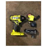 RYOBI ONE+ 18V Cordless 1/4 in. Impact Drill/Driver Kit with (2) 1.5 Ah Batteries and Charger      Customer Returns See Pictures RYOBI ONE+ 18V Cordless 1/4 in. Impact Drill/Driver Kit with (2) 1.5 Ah Batteries and Charger      Customer Returns See Pictures