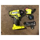 RYOBI ONE+ 18V Cordless 1/4 in. Impact Drill/Driver Kit with (2) 1.5 Ah Batteries and Charger      Customer Returns See Pictures RYOBI ONE+ 18V Cordless 1/4 in. Impact Drill/Driver Kit with (2) 1.5 Ah Batteries and Charger      Customer Returns See Pictures