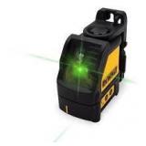 DEWALT 100 ft. Green Self-Leveling Cross Line Laser Level with (3) AA Batteries & Case Customer Returns See Pictures DEWALT 100 ft. Green Self-Leveling Cross Line Laser Level with (3) AA Batteries & Case Customer Returns See Pictures