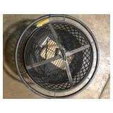 Hampton Bay Piedmont 29.6 in. W Black Steel Wood Outdoor Fire Pit with Screen and Poker Included   Customer Returns See Pictures Hampton Bay Piedmont 29.6 in. W Black Steel Wood Outdoor Fire Pit with Screen and Poker Included   Customer Returns See Pictures