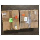 Lot of  Glacier Bay Aragon 20 in. Drop-In Oval Vitreous China Bathroom Sink in Bone Customer Returns See Pictures Lot of  Glacier Bay Aragon 20 in. Drop-In Oval Vitreous China Bathroom Sink in Bone Customer Returns See Pictures
