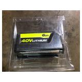RYOBI 40V Lithium-Ion 6.0 Ah High Capacity Battery Customer Returns See Pictures RYOBI 40V Lithium-Ion 6.0 Ah High Capacity Battery Customer Returns See Pictures